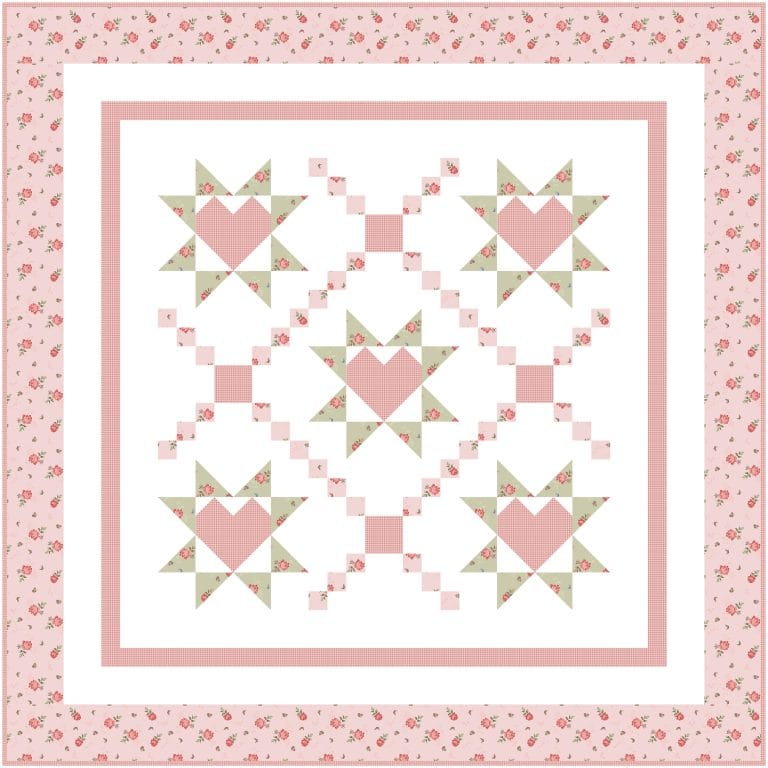 baby quilt kit for Loving Wishes