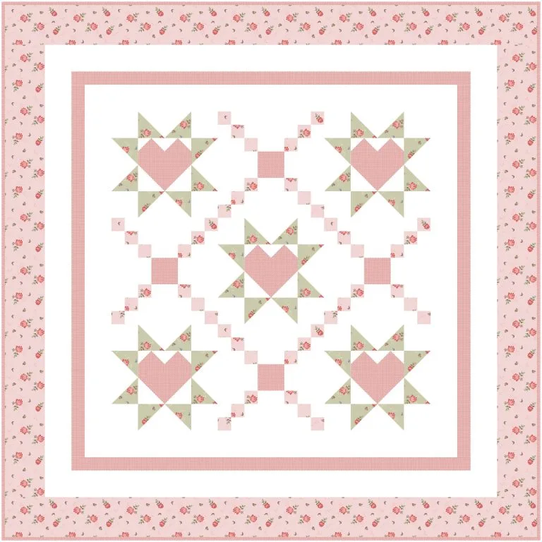 baby quilt kit for Loving Wishes
