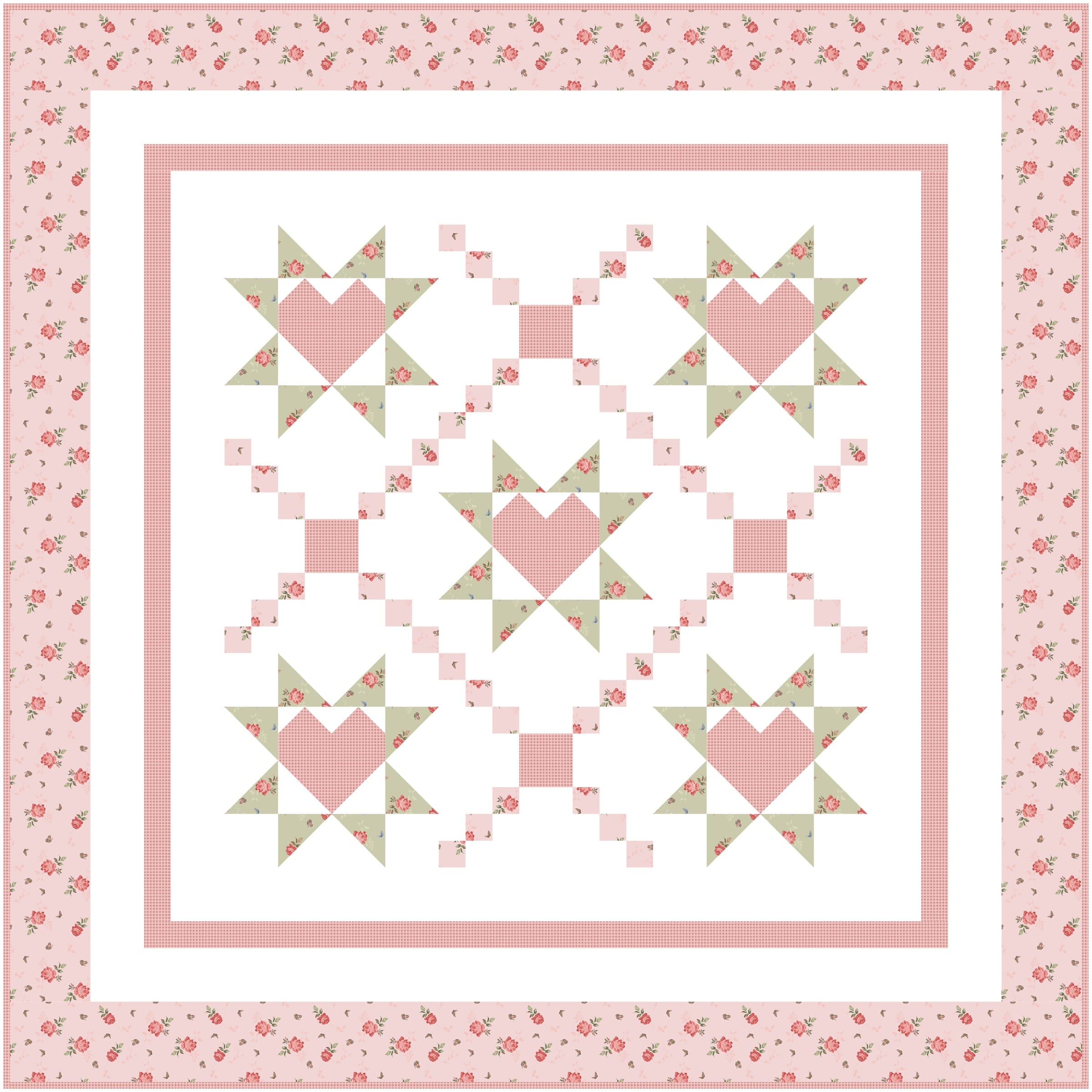 baby quilt kit for Loving Wishes