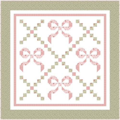 Quilt kit for Buttons and Bows crib size