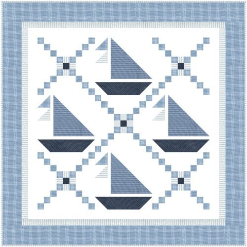 Sailing quilt pattern pic 3
