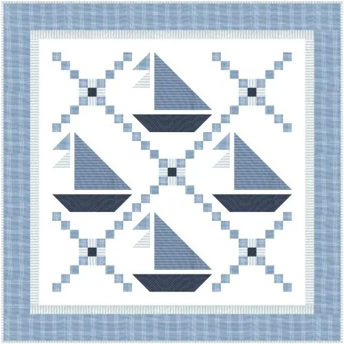 Sailing quilt pattern pic 3