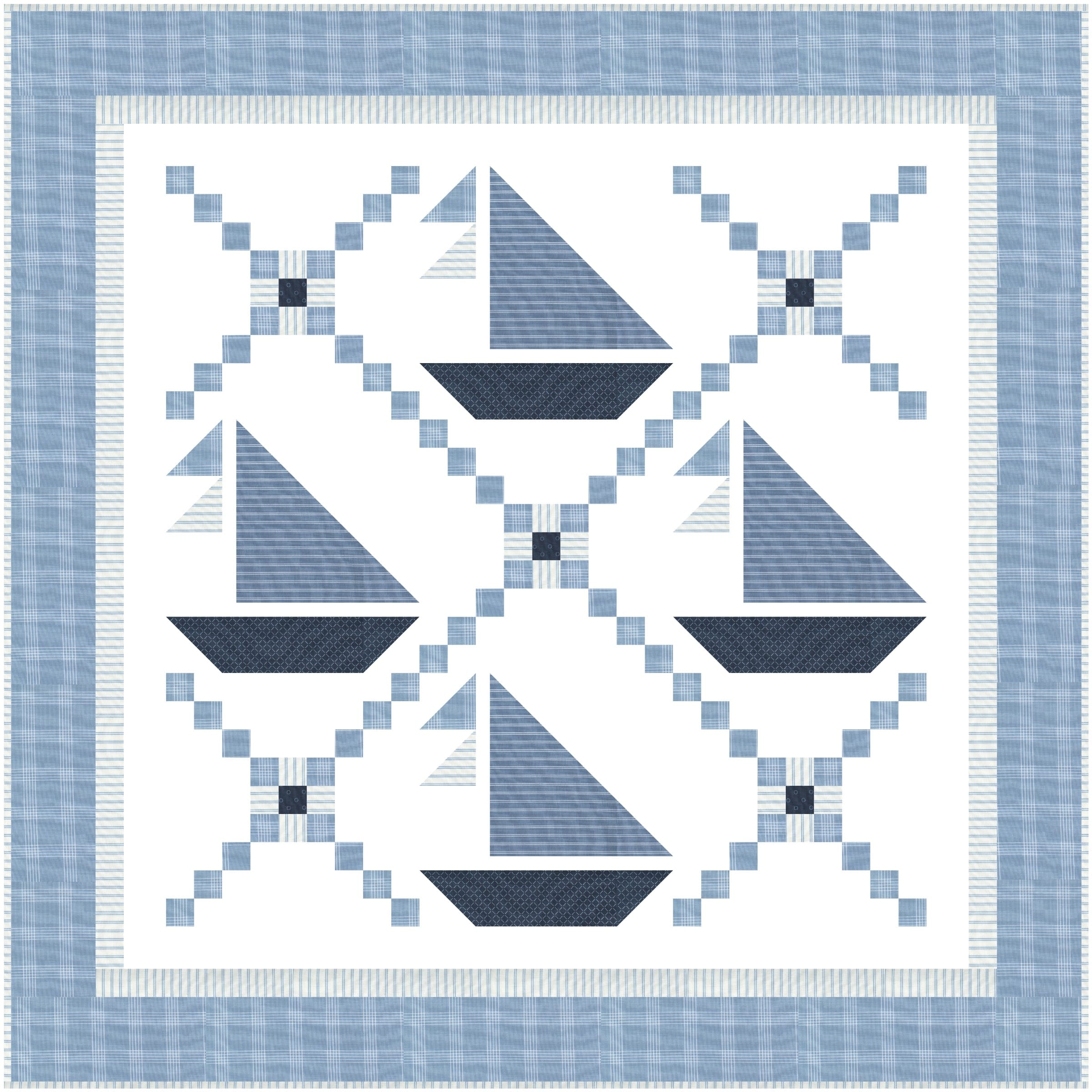Sailing quilt pattern pic 3