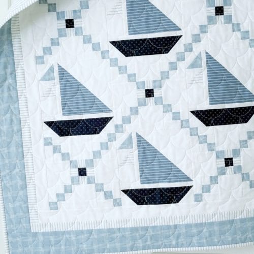 baby quilt pattern sailboat quilting pattern