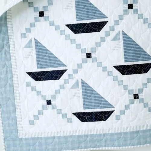 baby quilt pattern sailboat quilting pattern
