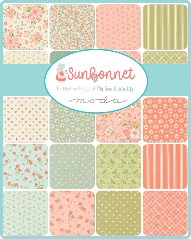 Sunbonnet Charm Pack Fabric 5" Stacker - Image 5