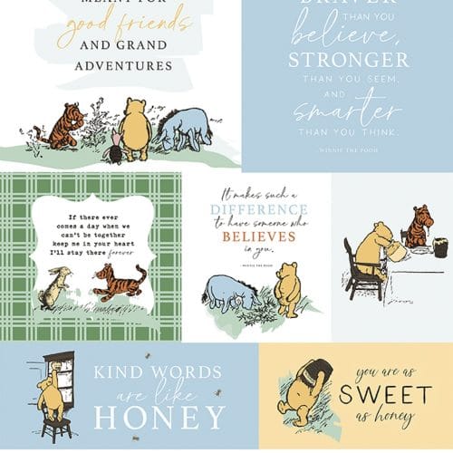 Winnie the Pooh Fabric Panel