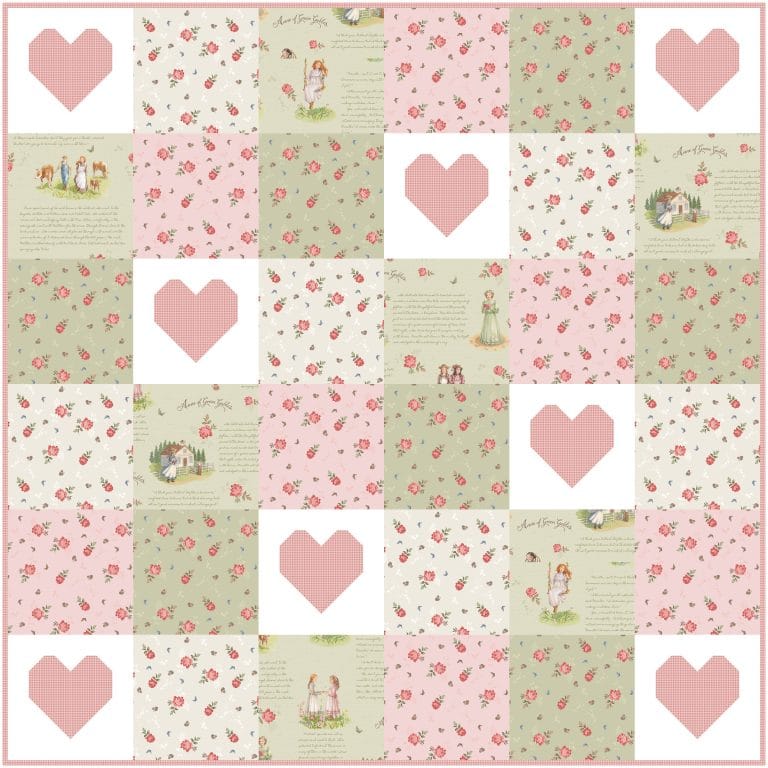 Baby Quilt Kit – Patchwork of Love 2 (Baby and Crib size)