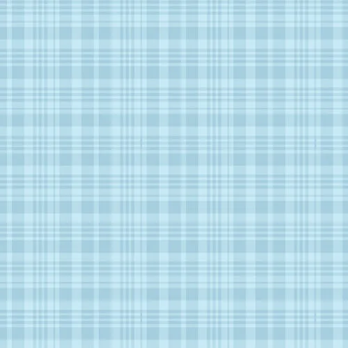 Winnie the Pooh blue plaid fabric