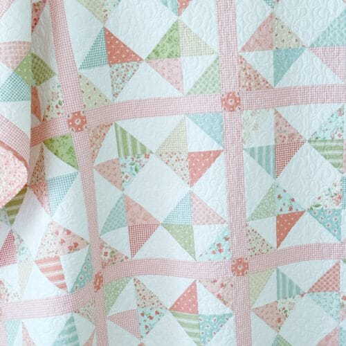 charm pack quilt pattern Garden Stars
