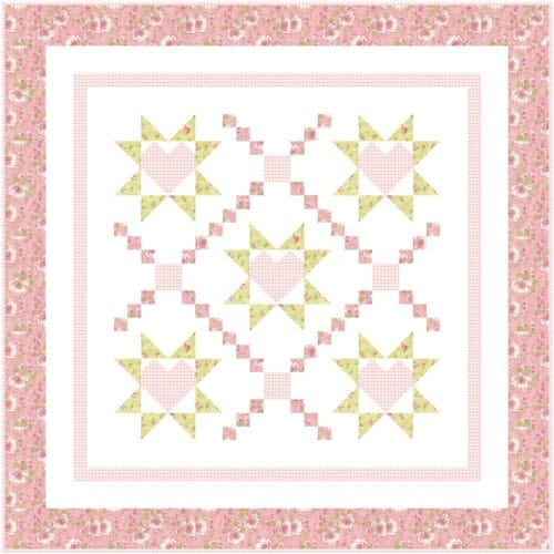 baby quilt kit for girl quilt