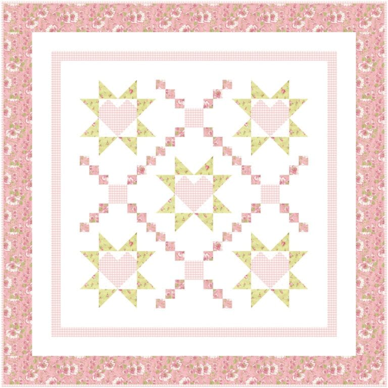 baby quilt kit for girl quilt