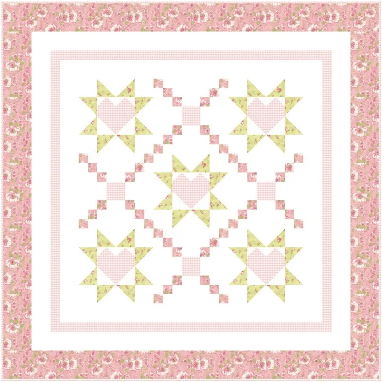 baby quilt kit for girl quilt