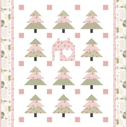 Little Forest Cottage quilt kit