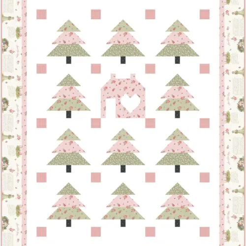 Little Forest Cottage quilt kit