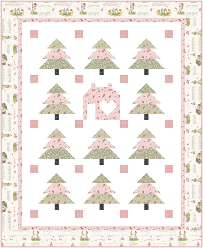 Little Forest Cottage quilt kit