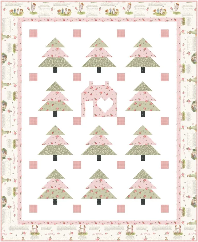 Little Forest Cottage quilt kit