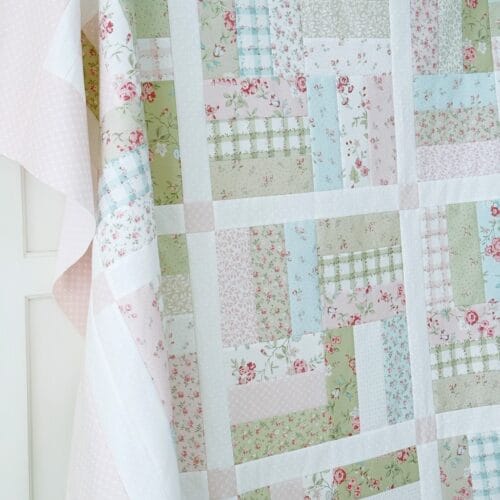 Garden Trellis quilt pattern for baby quilts to bed quilts
