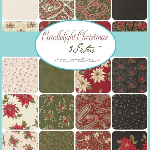 Asst-Candlelight-Christmas-image Assorted Candlelight Christmas layer cake fabric