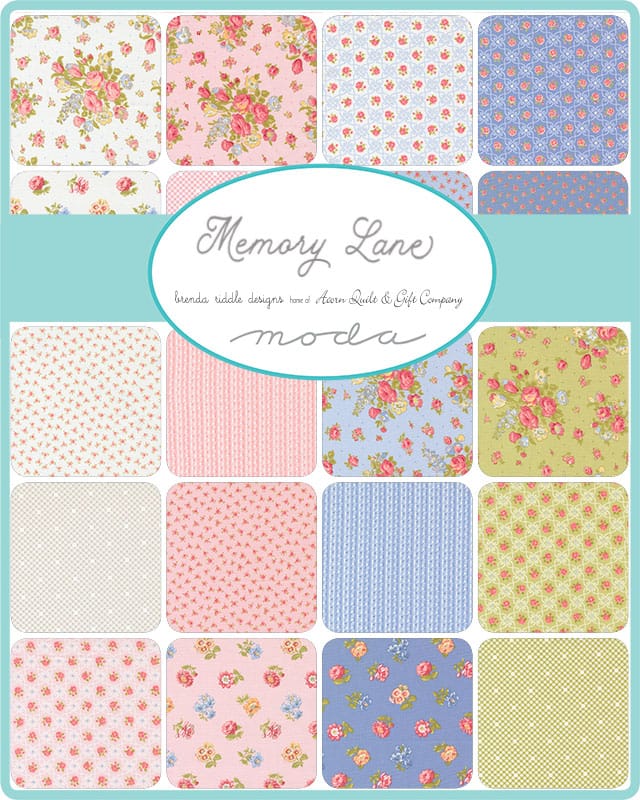 Memory Lane Charm Pack Fabric 5" Stacker - Image 2