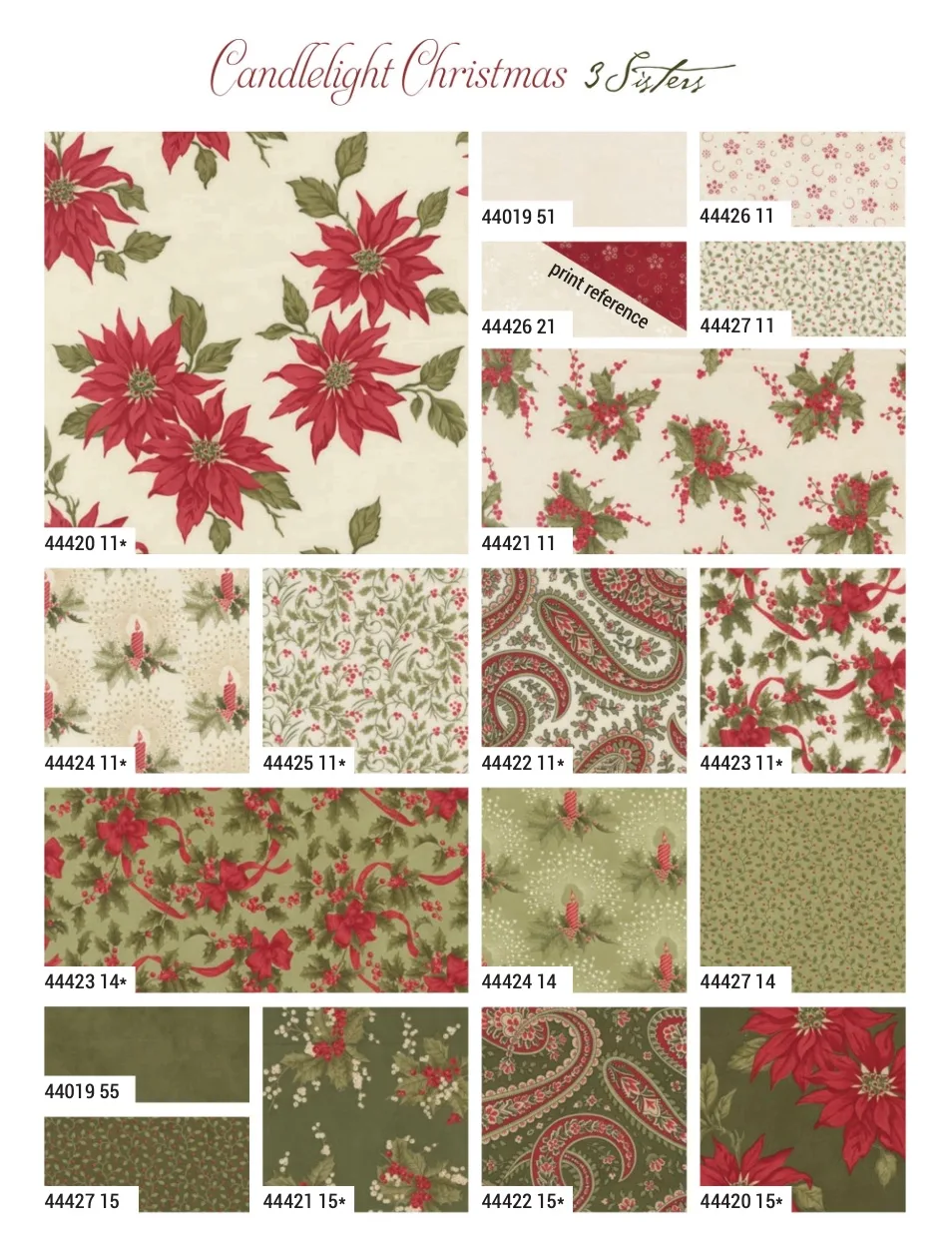 Candlelight Christmas Layer Cake Fabric Precut 10" Stacker - Image 3