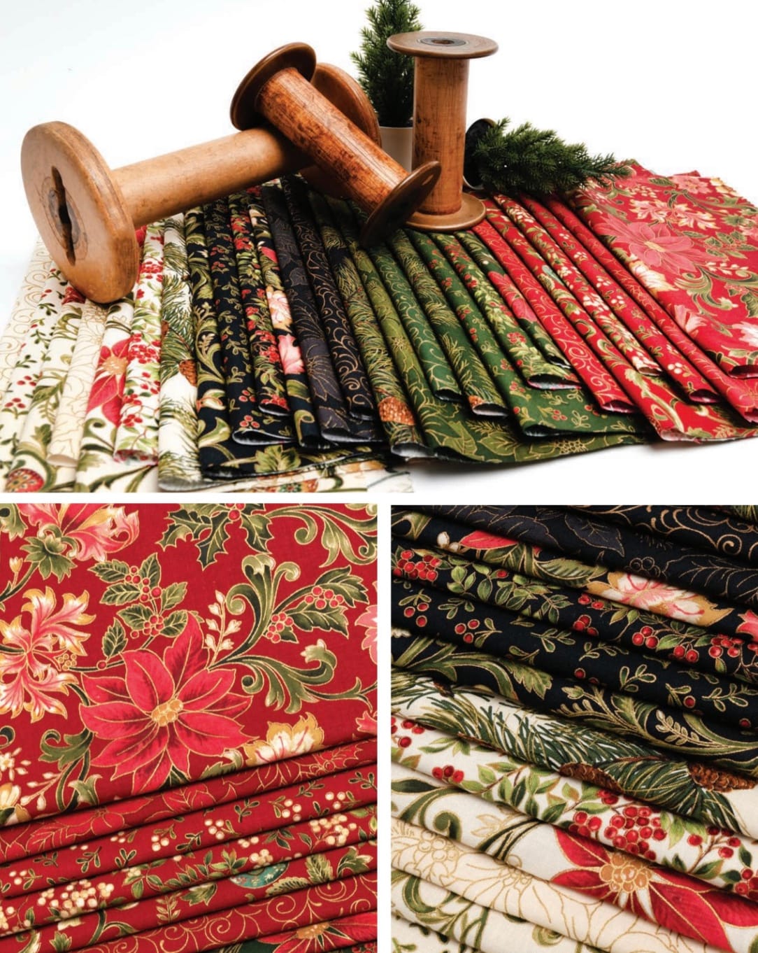 Christmas charm pack fabric