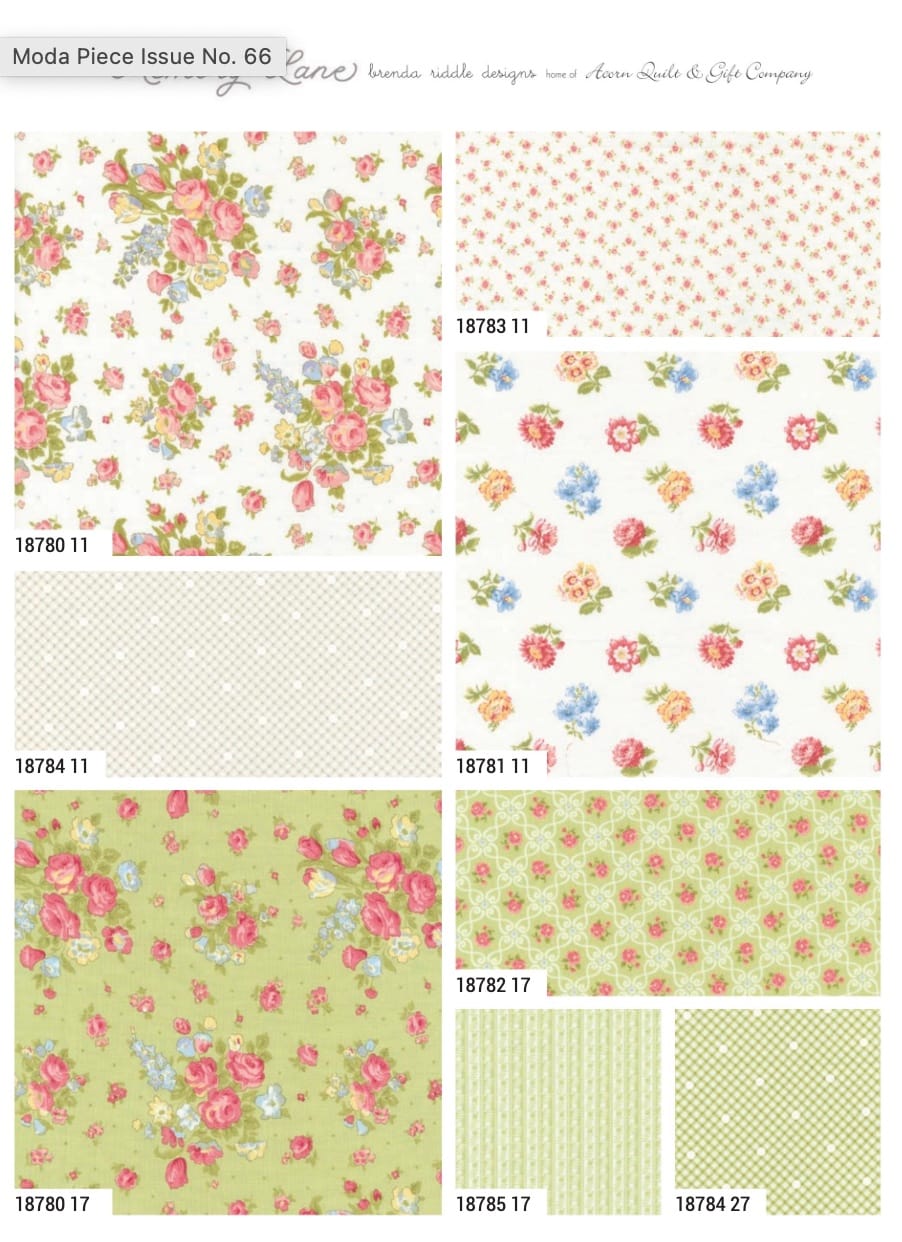 Memory Lane fabric card 1