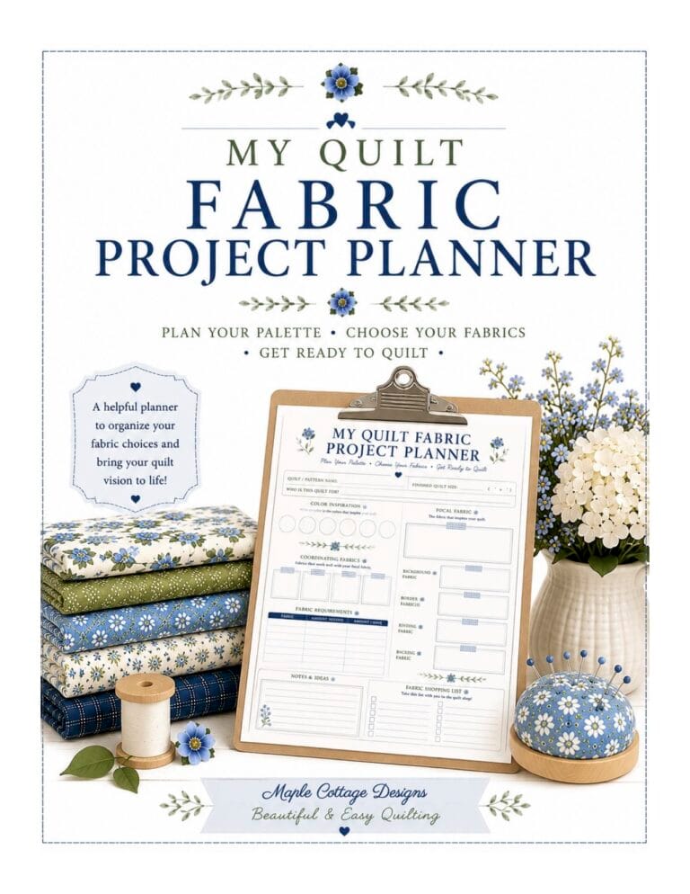 My Quilt Fabric Planner – $0 (Free Download)