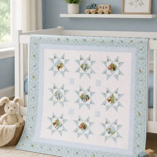 baby quilt kit Starlit Dreams quilt for baby