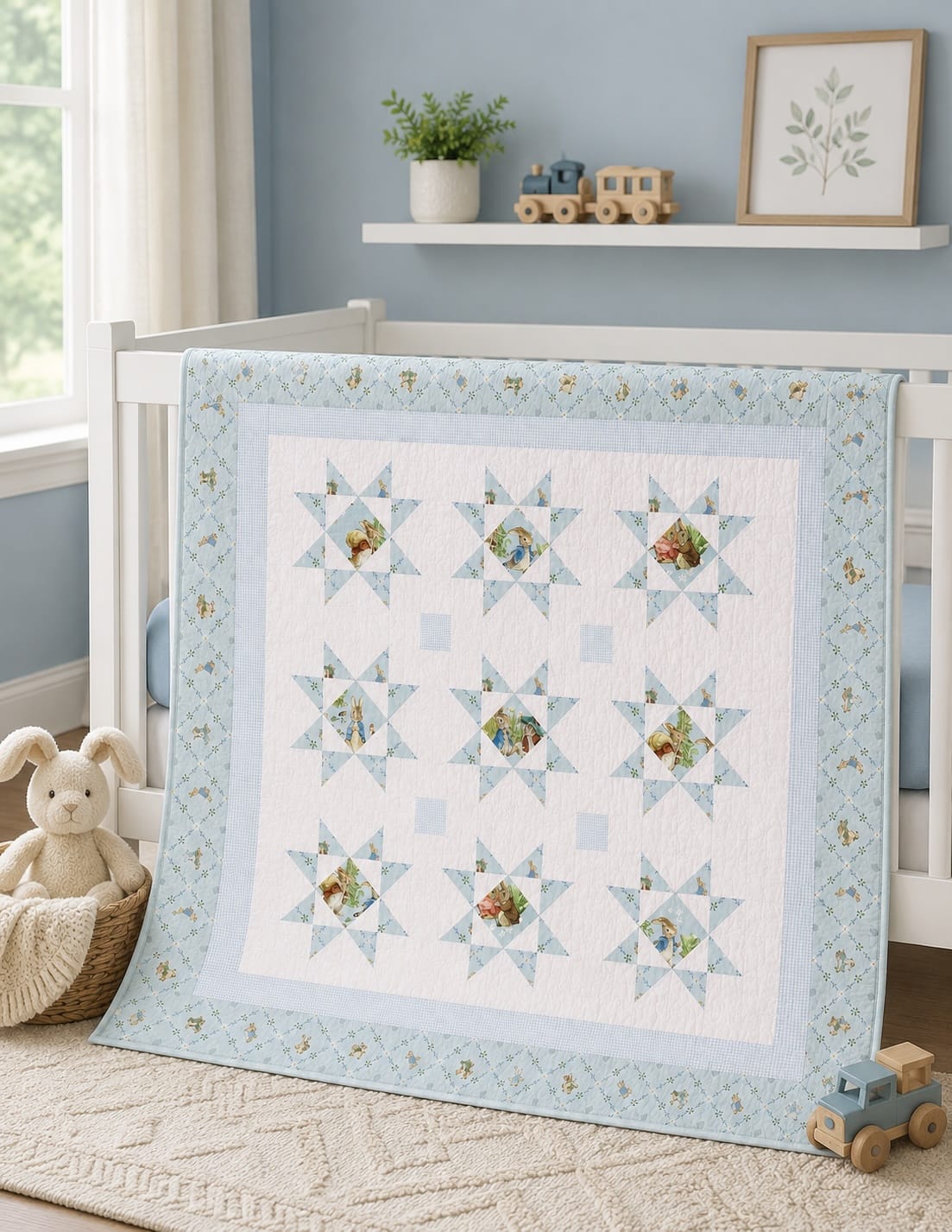baby quilt kit Starlit Dreams quilt for baby