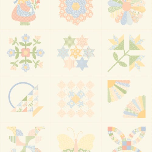 Handmade Sweetness fabric panel