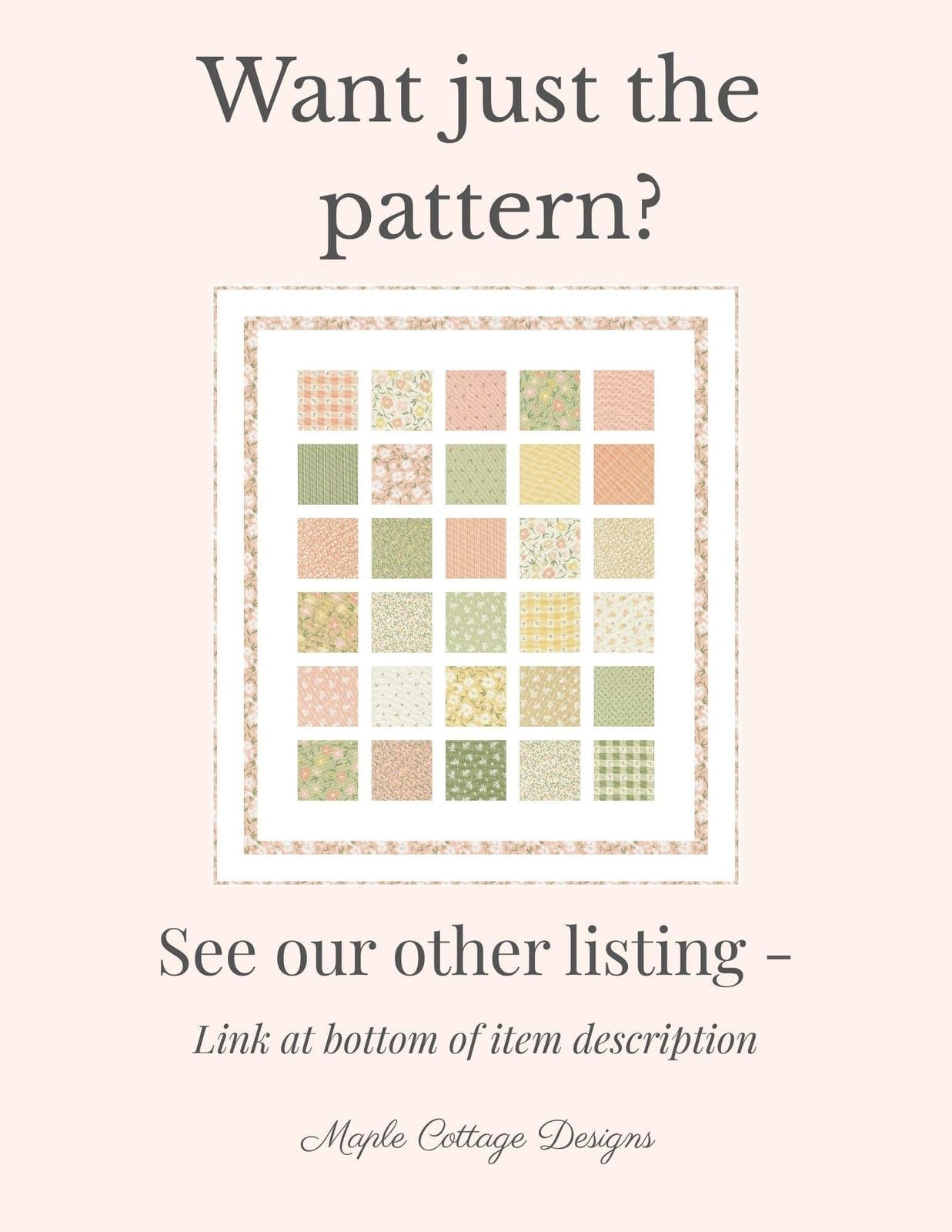 Charmingly Baby Quilt Kit with Handmade Sweetness Fabrics - Image 8