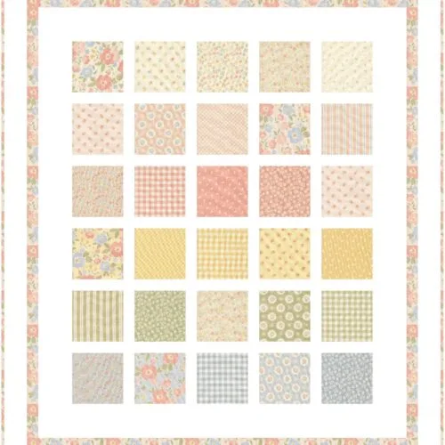 Charmingly Baby Quilt Kit in Handmade Sweetness Fabrics