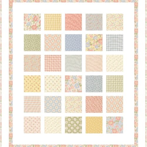 Charmingly Baby Quilt Kit with Handmade Sweetness Fabrics