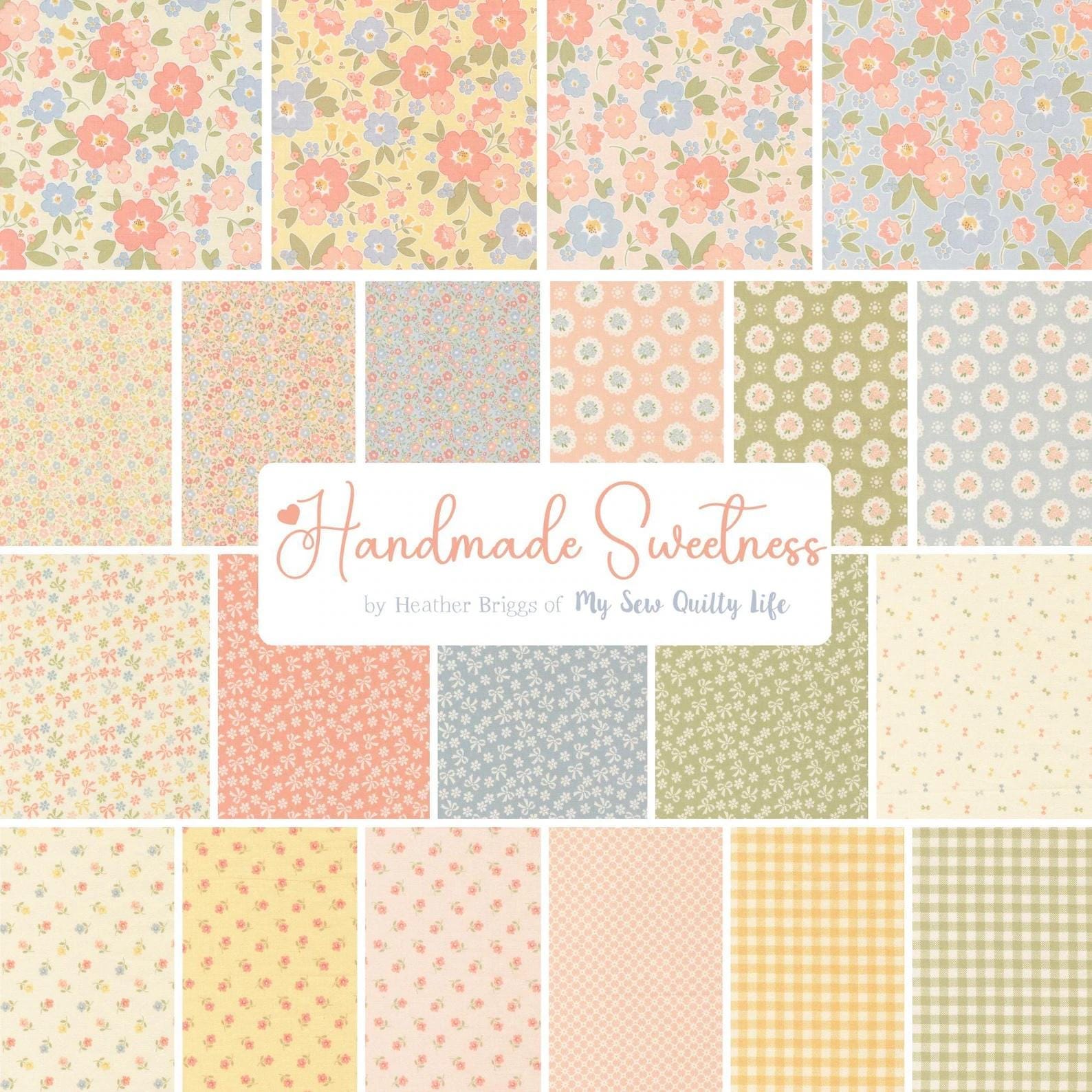 Charmingly Baby Quilt Kit with Handmade Sweetness Fabrics - Image 7
