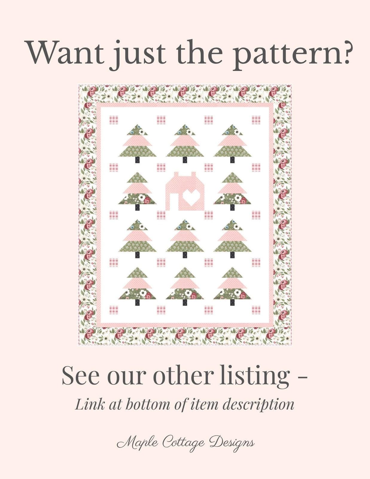 Little Forest Cottage Quilt Kit in Creamy Porcelain - Image 10