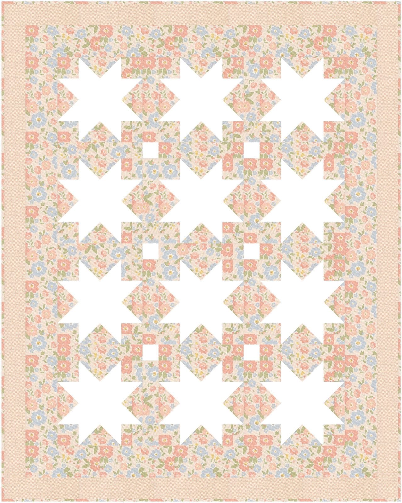 Wildflower Wishes Baby Quilt Kit in Handmade Sweetness