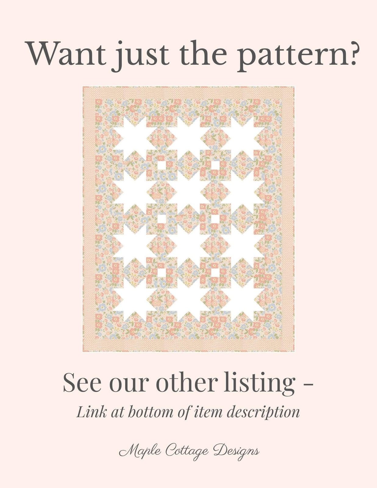 Wildflower Wishes Baby Quilt Kit in Handmade Sweetness - Image 5