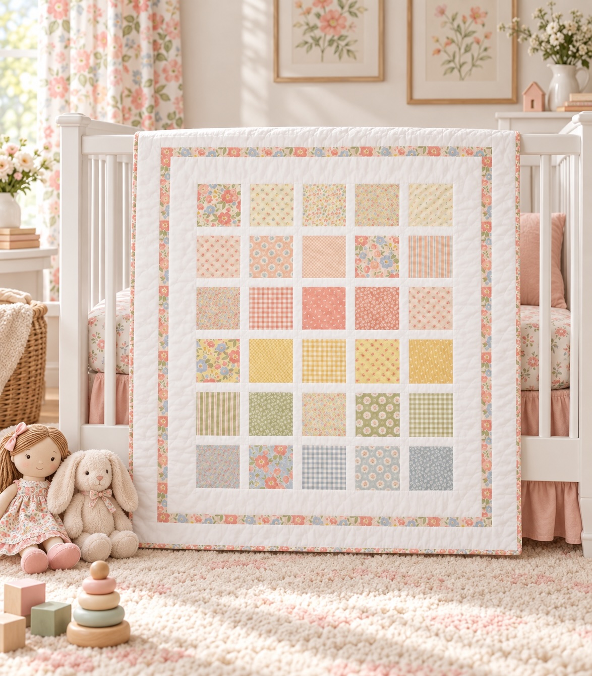 baby quilt kit for Charmingly