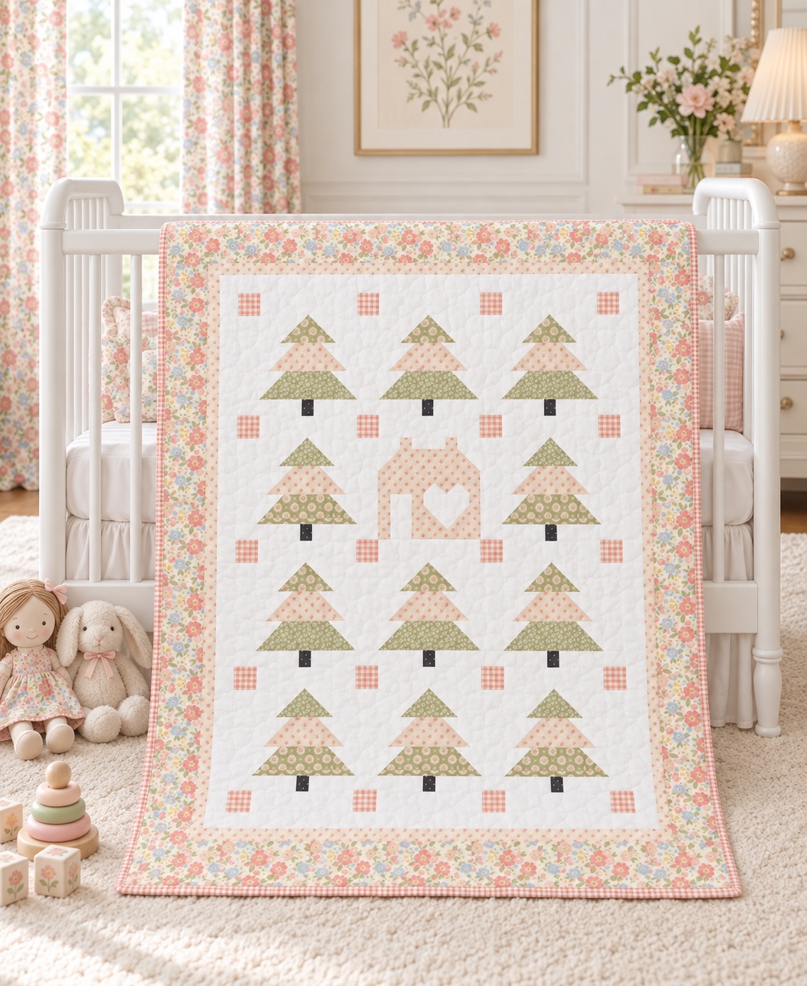 Little Forest Cottage quilt kit